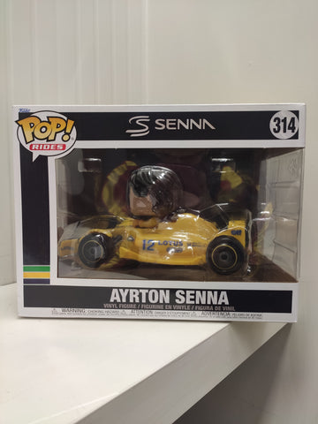 Funko Pop! Rides Super Deluxe: Lotus - Ayrton Senna - Figura in Vinile da Collezione