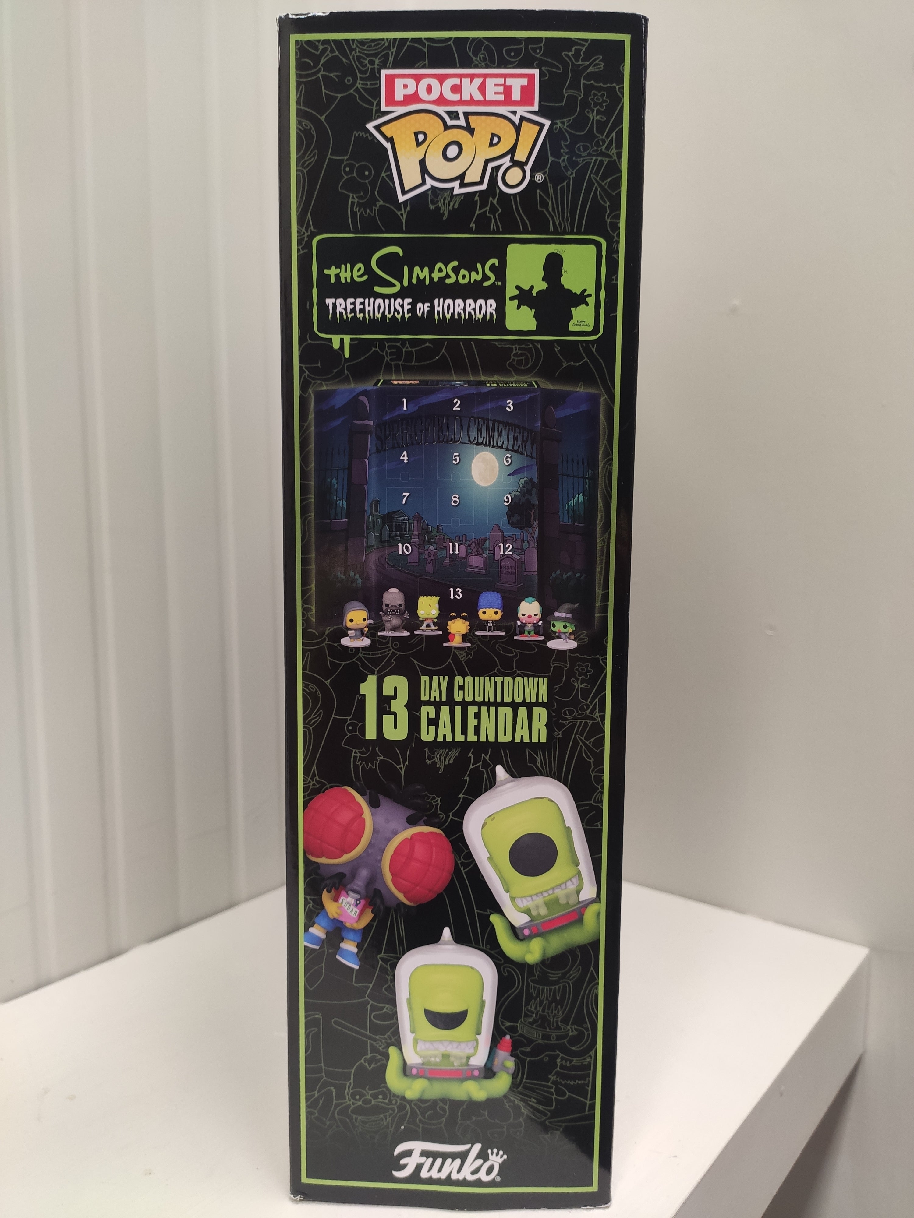 Funko Advent Calendar: Bart Simpsons 13 Day Countdown - The Simpsons - 13 Giorni di Sorprese - Mini Figura in Vinile da Colleziones - Mystery Box con casella mancante