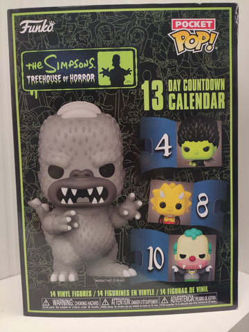Funko Advent Calendar: Bart Simpsons 13 Day Countdown - The Simpsons - 13 Giorni di Sorprese - Mini Figura in Vinile da Colleziones - Mystery Box con casella mancante