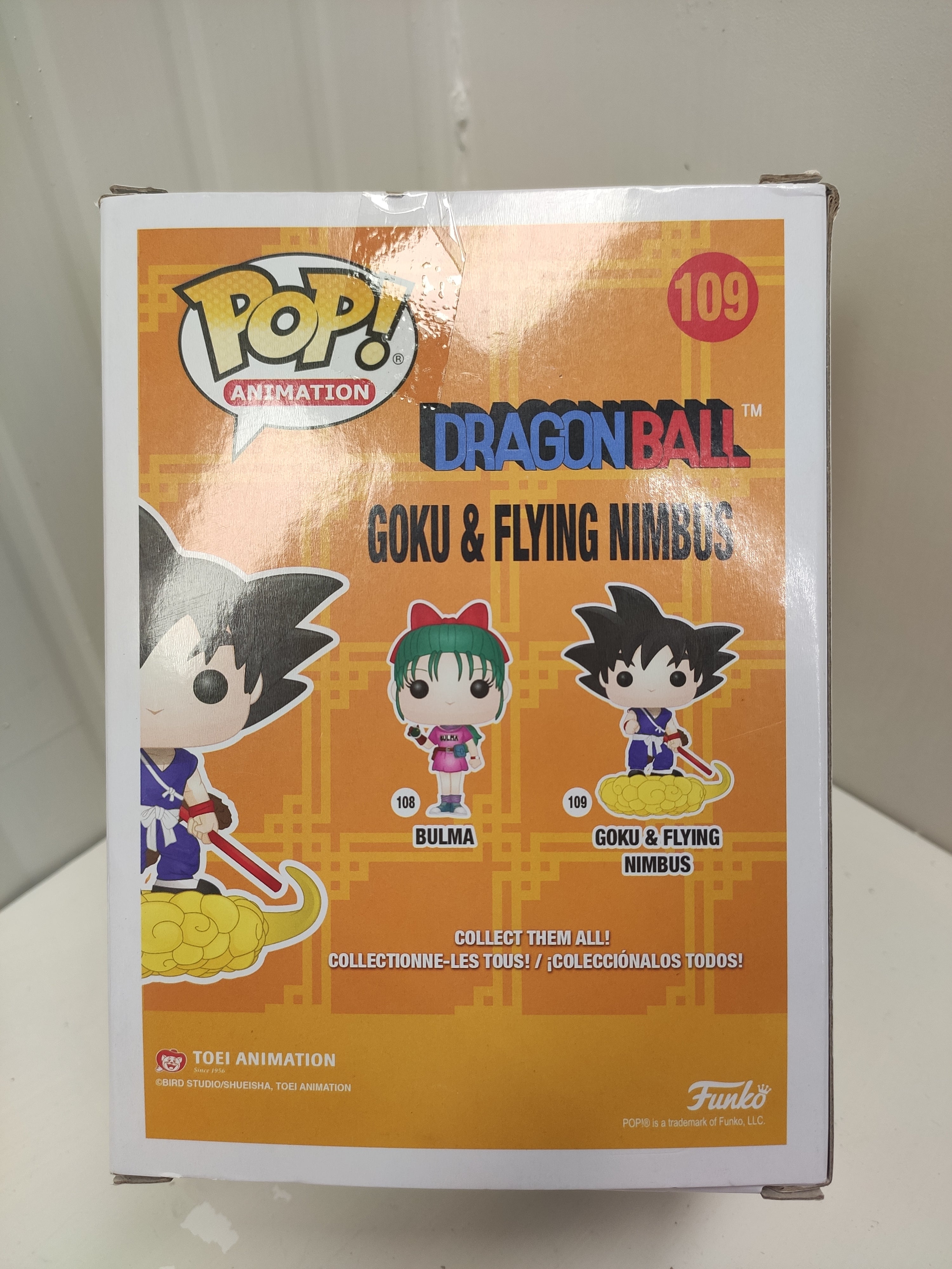 Funko Pop Dragon Ball Goku & Flying Nimbus #109