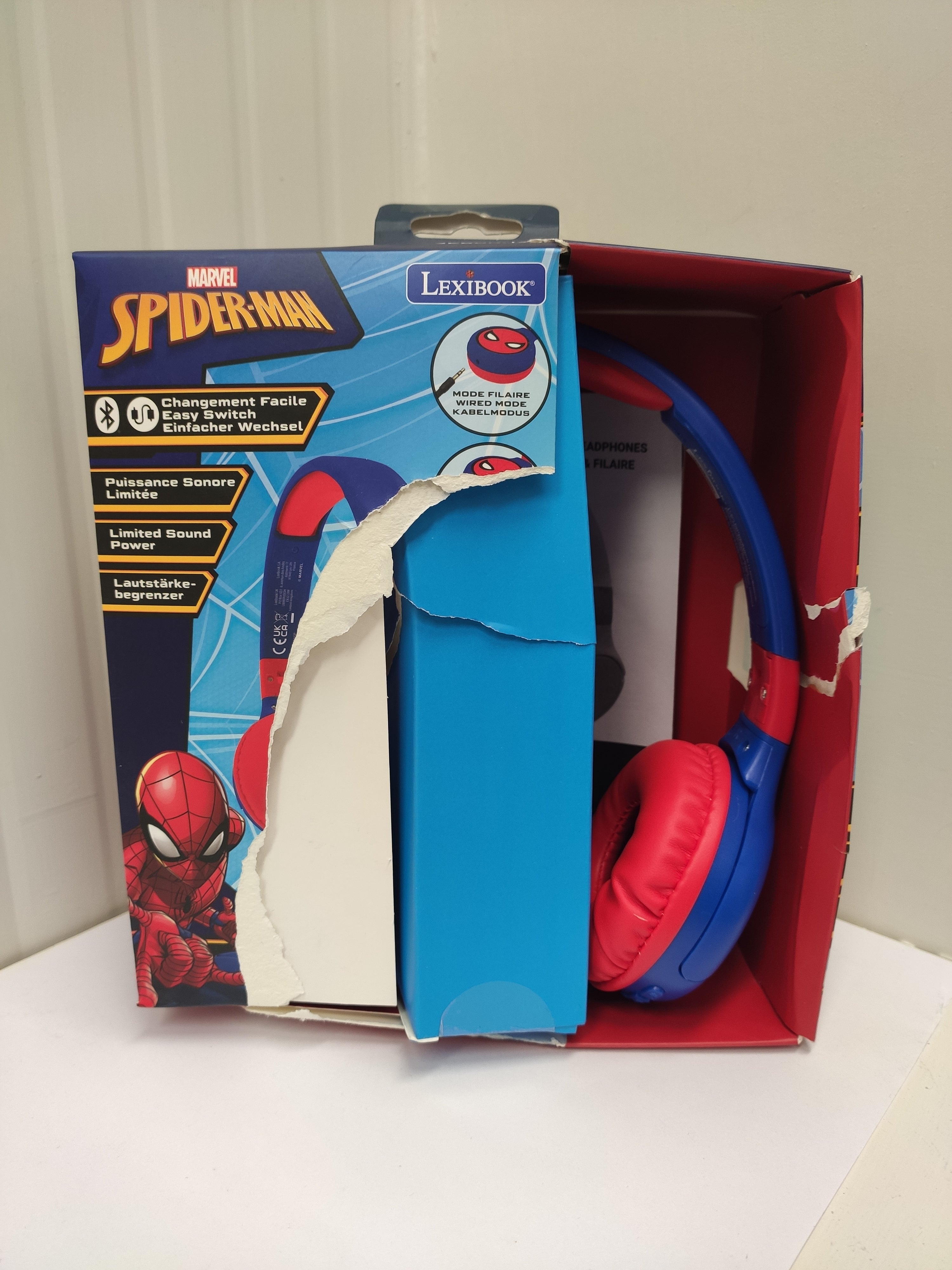 Cuffie Spiderman bambini