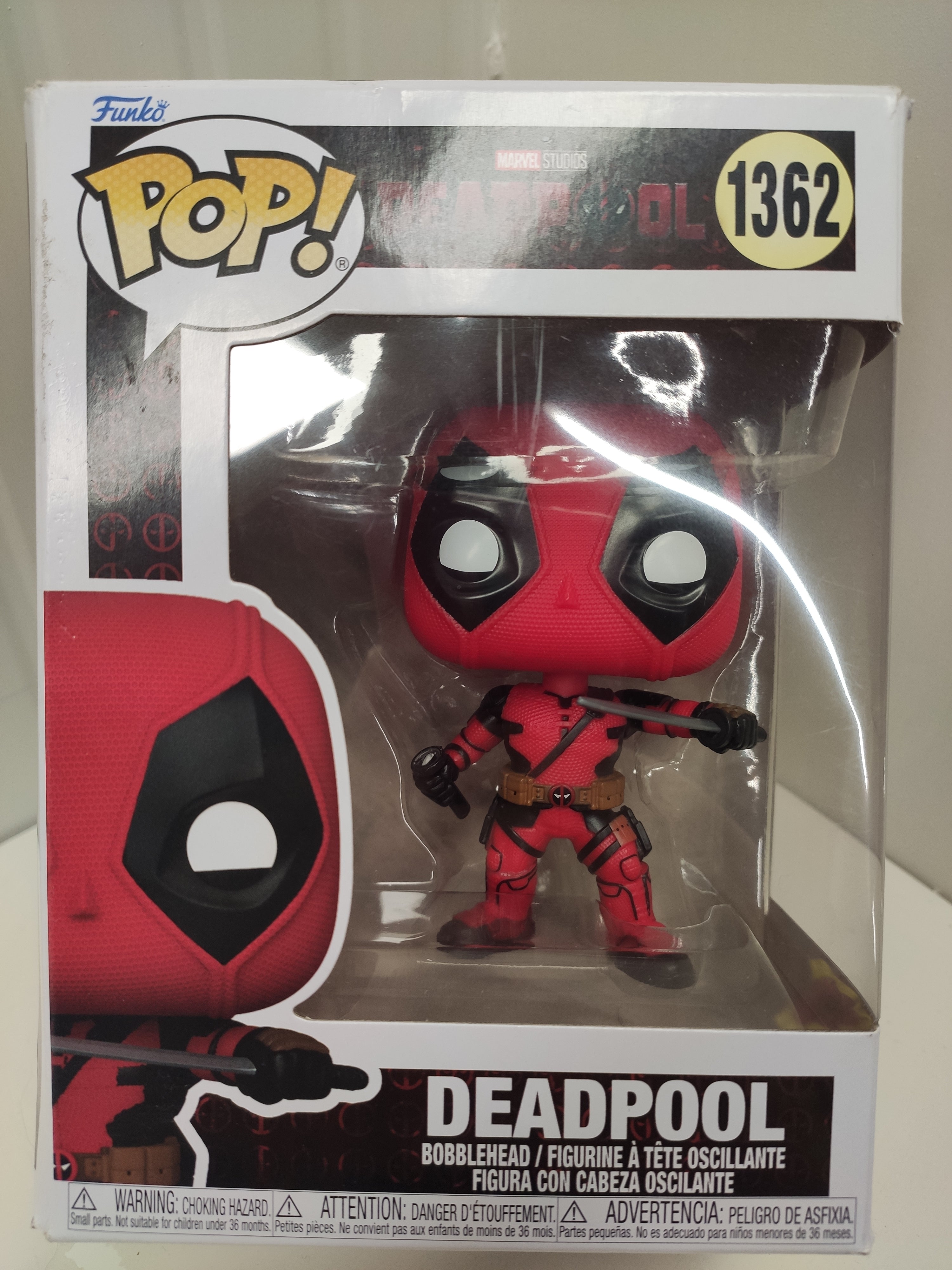 Funko Pop Deadpool testa oscillante senza spada #1362