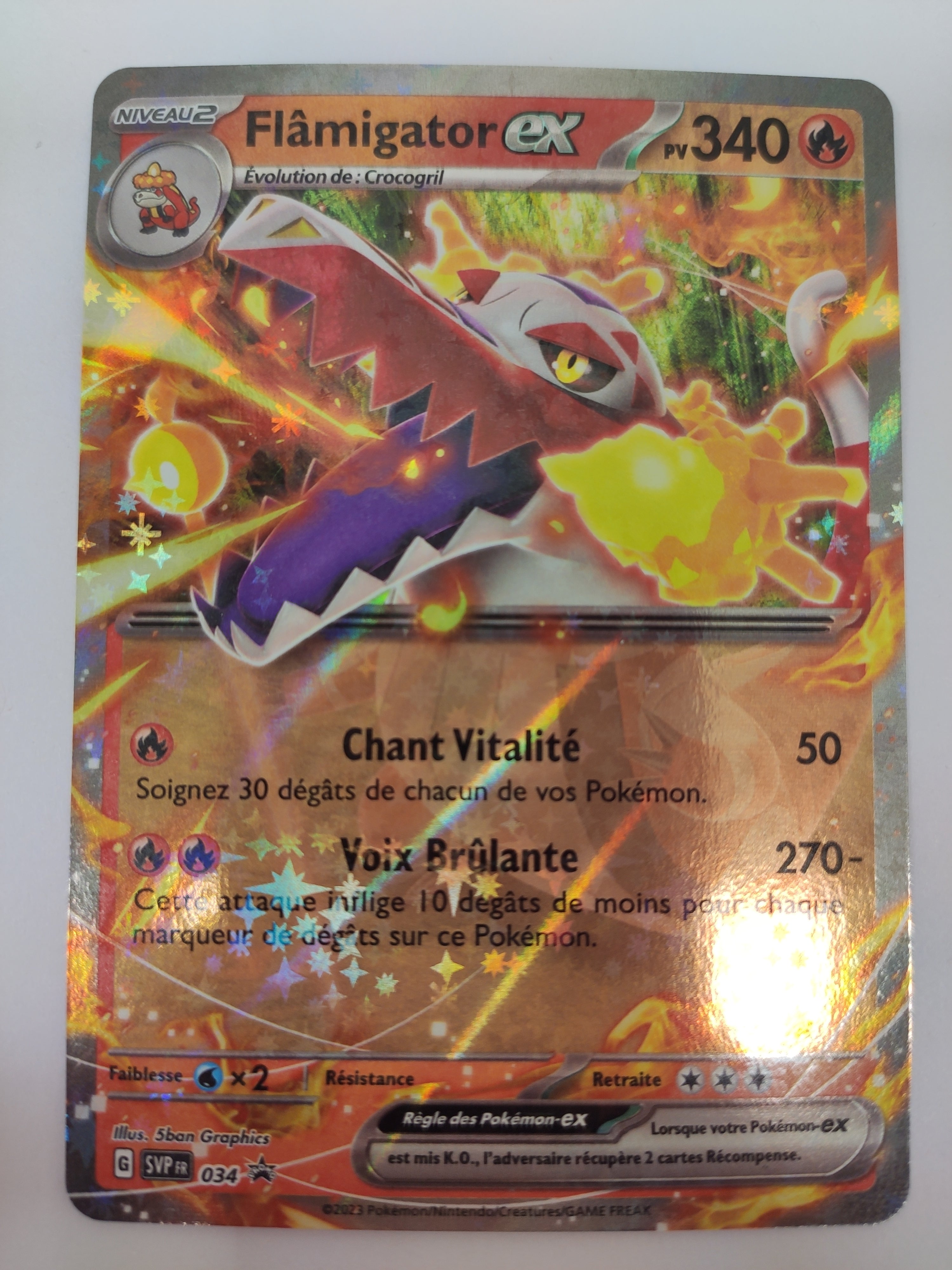 Flâmigator-ex - Scarlet & Violet Promos (SVP) #34 - Fr
