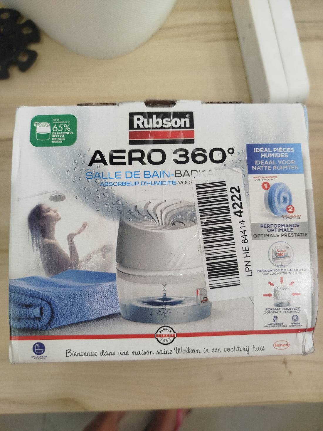 Rubson Aero 360°assorbi umidità da bagno