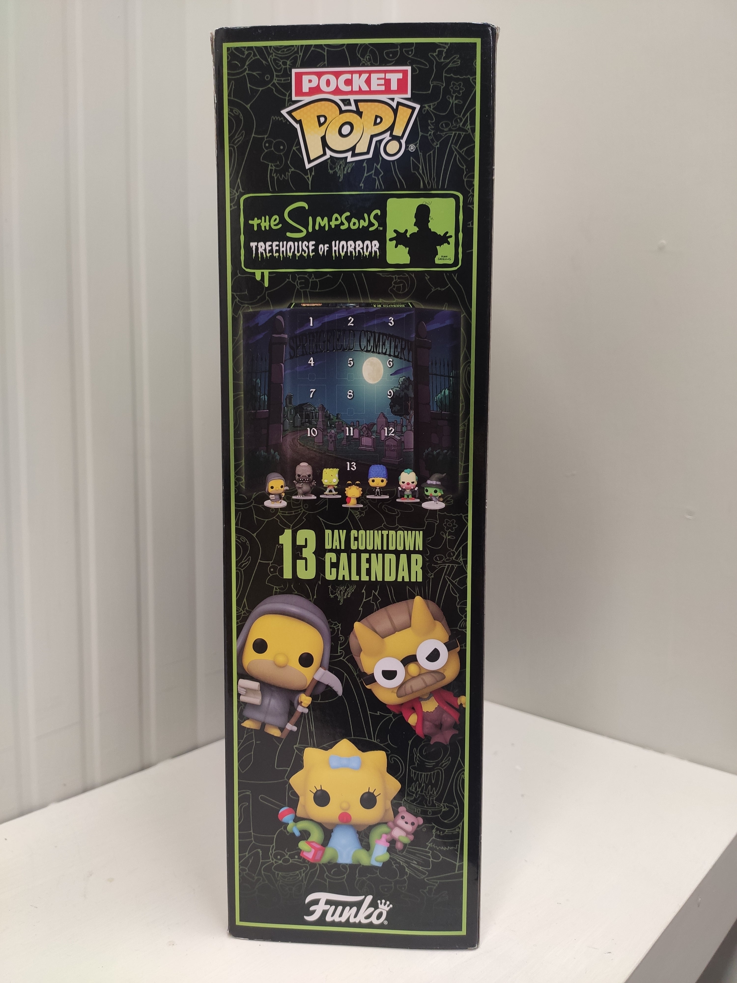 Funko Advent Calendar: Bart Simpsons 13 Day Countdown - The Simpsons - 13 Giorni di Sorprese - Mini Figura in Vinile da Colleziones - Mystery Box con casella mancante