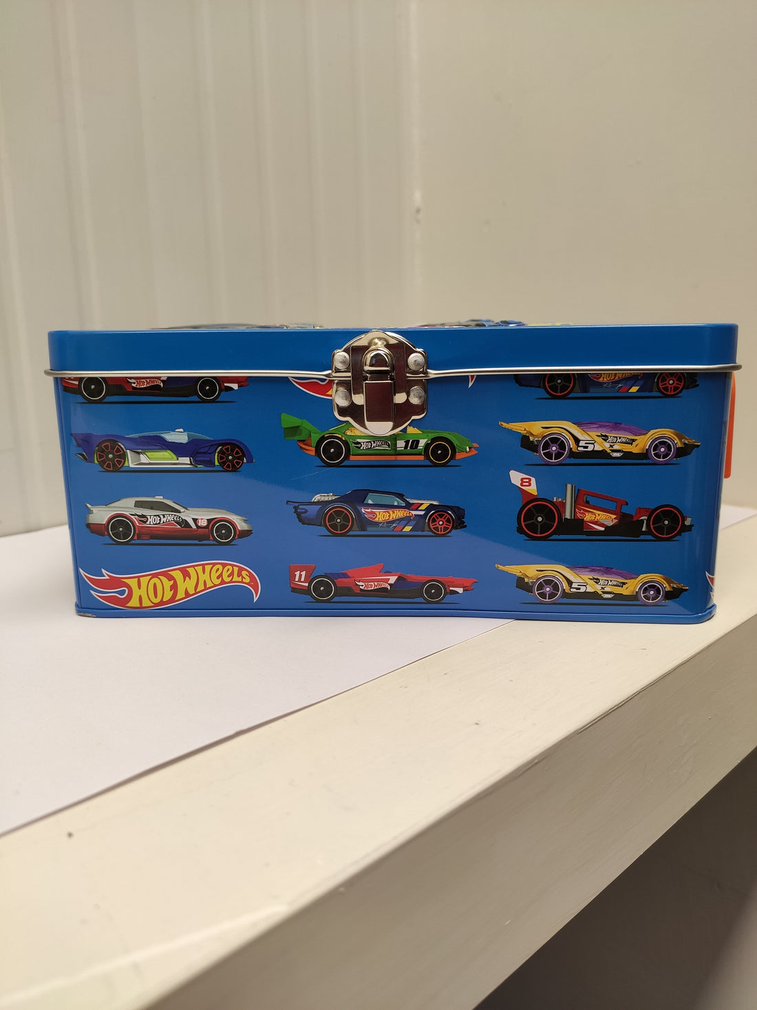 Theo Klein 2883 Valigetta di Raccolta Hot Wheels – Metallo di Alta Qualità, Fino a 18 Auto
