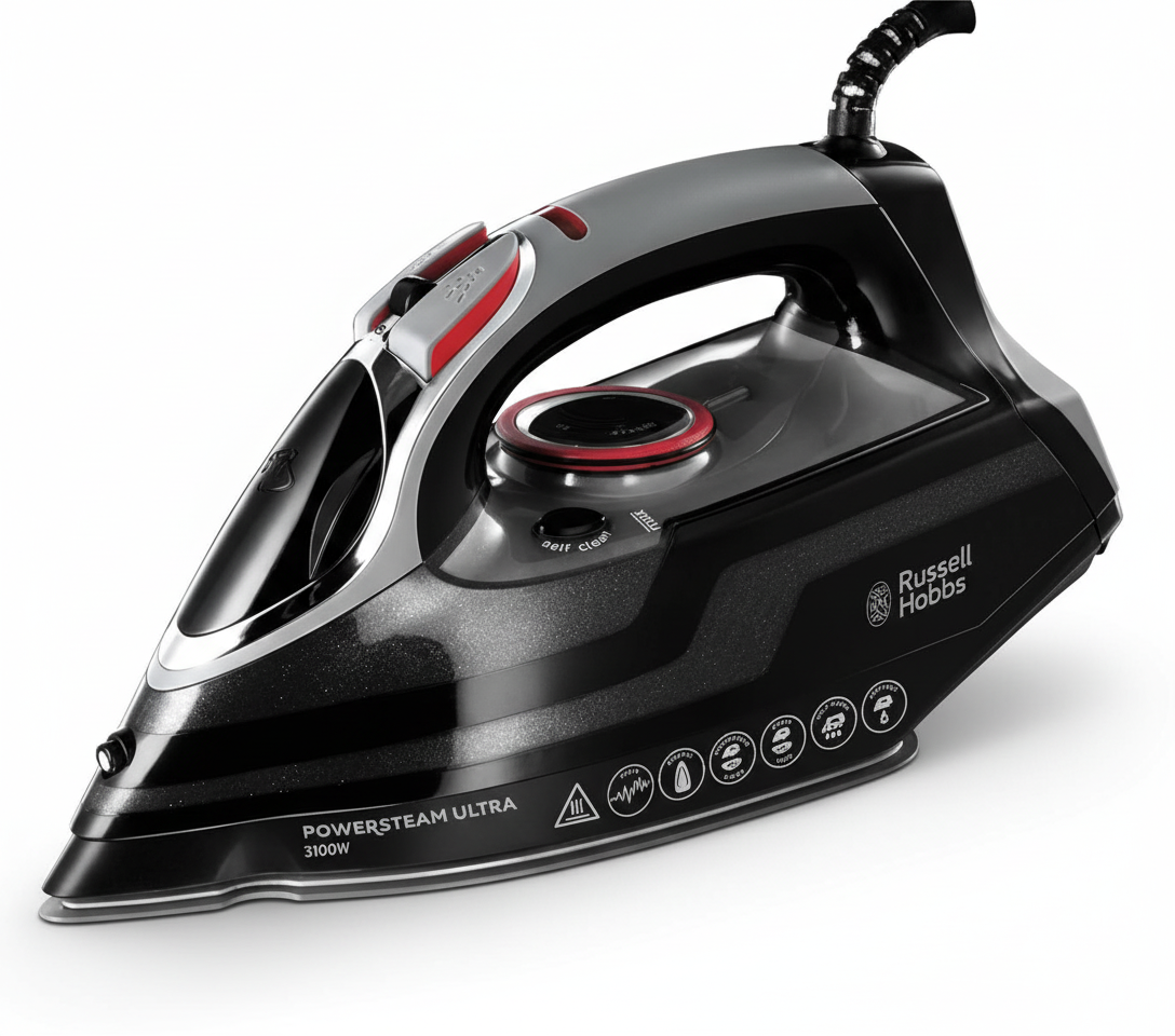 Ferro da stiro Russell Hobbs sistema vapore vista frontale