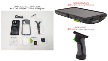 KOAMTAC SKXPro 2D Imager SmartSled Custodia Scanner per XCover Pro - NUOVO