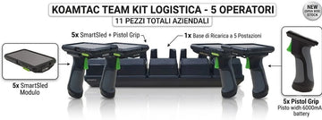 Kit 5x KOAMTAC SKXPro Imager 2D + 5x Grip + Base Ricarica 5 Slot