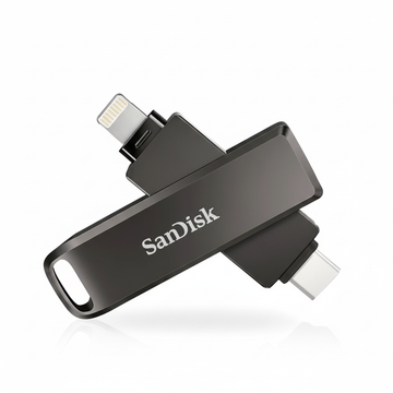SanDisk iXpand Flash Drive 128GB con connettore Lightning e USB-C