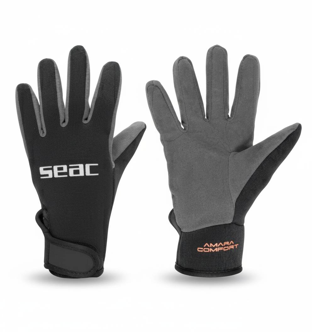 SEAC Guanti Sub Amara Comfort 1.5mm per immersioni e apnea