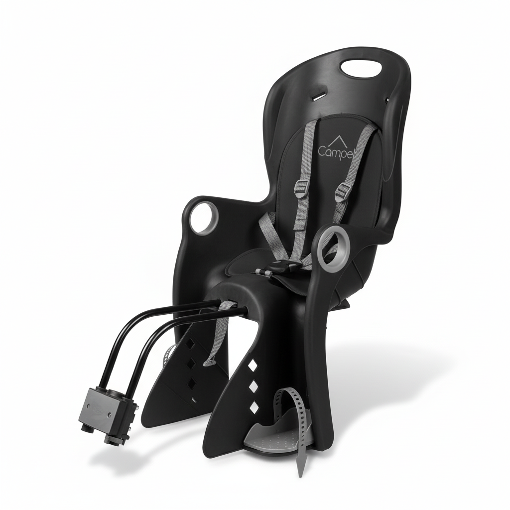 Campela Seggiolino Bici Posteriore 2 in 1 per Bambini