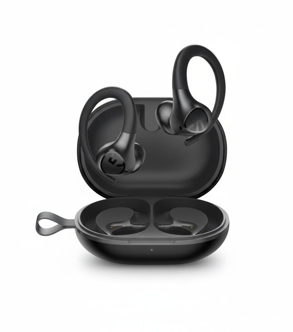 SoundPEATS Wings2 auricolari bluetooth sport vista frontale