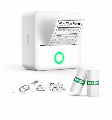 Lovcoyo Stampante Etichette Bluetooth vista frontale