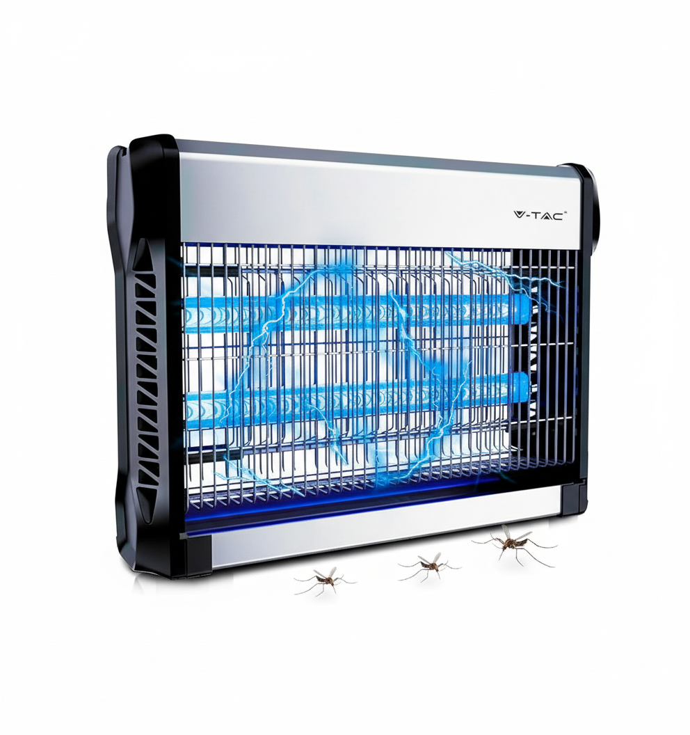 V-TAC Zanzariera Elettrica 20W con Lampada UV Anti-Insetti